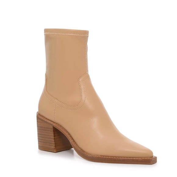 Dolce Vita Josiah Western Ankle Bootie Natural Tan size 8 - Picture 1 of 12